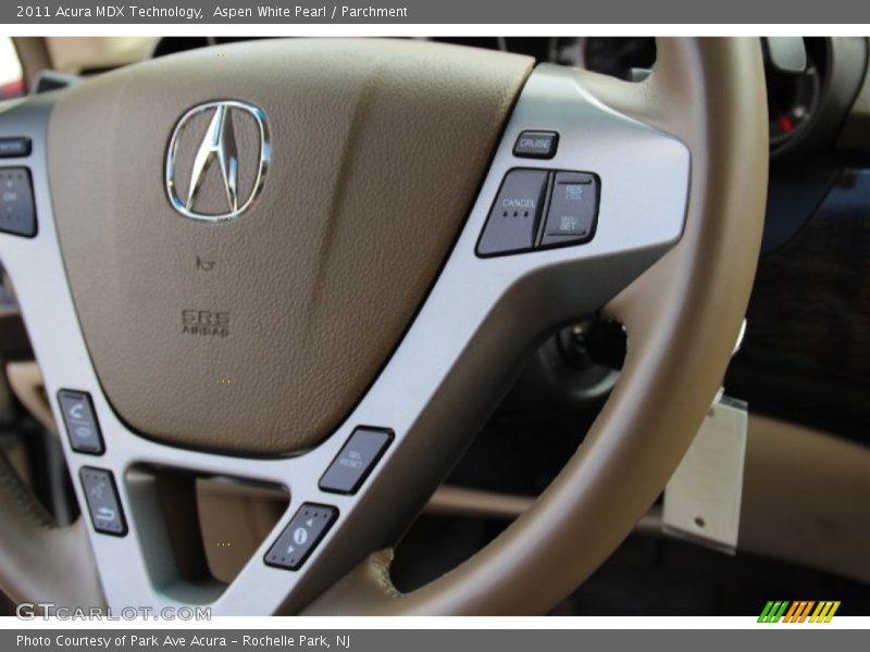Aspen White Pearl / Parchment 2011 Acura MDX Technology