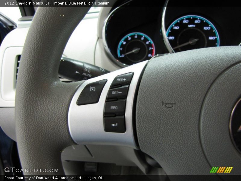 Imperial Blue Metallic / Titanium 2012 Chevrolet Malibu LT