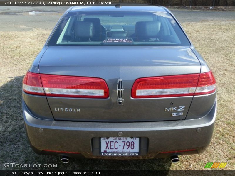 Sterling Grey Metallic / Dark Charcoal 2011 Lincoln MKZ AWD