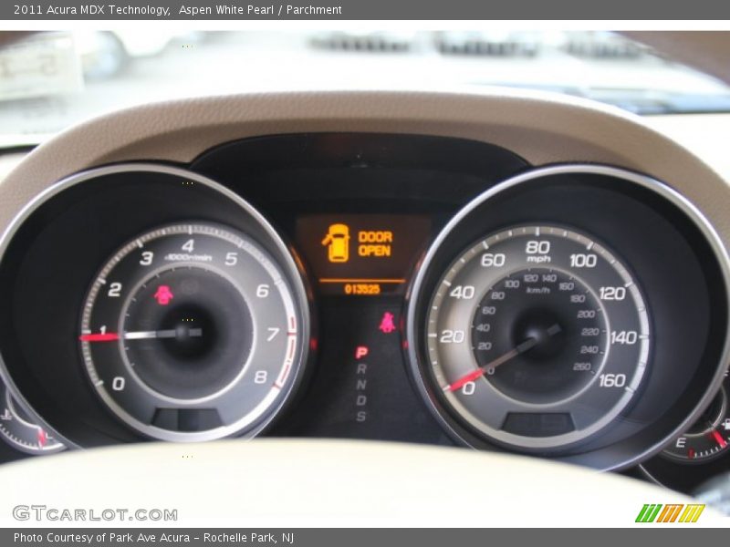 Aspen White Pearl / Parchment 2011 Acura MDX Technology