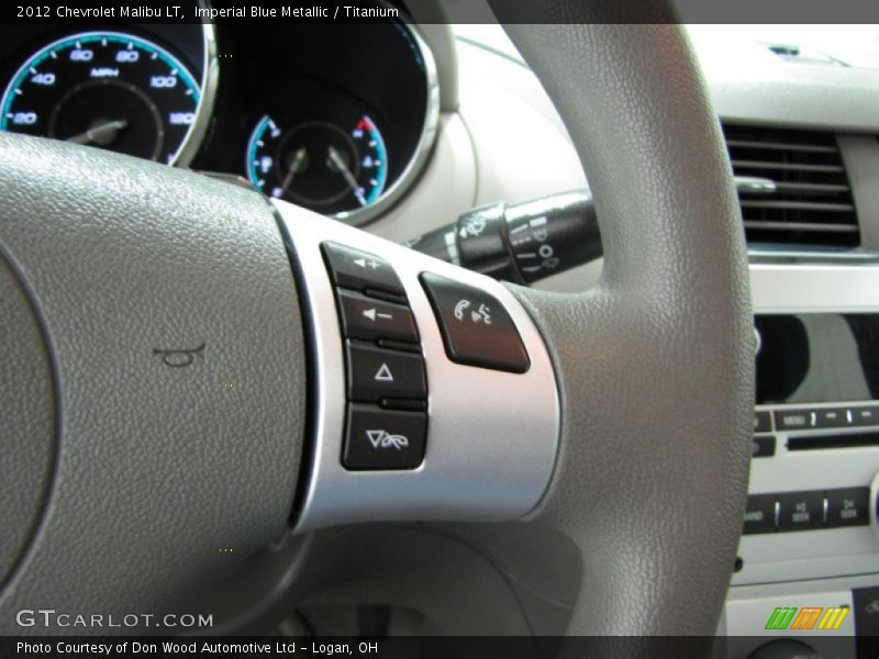 Imperial Blue Metallic / Titanium 2012 Chevrolet Malibu LT