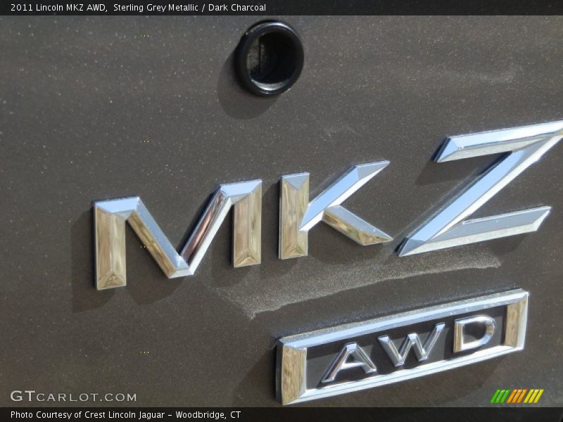 Sterling Grey Metallic / Dark Charcoal 2011 Lincoln MKZ AWD