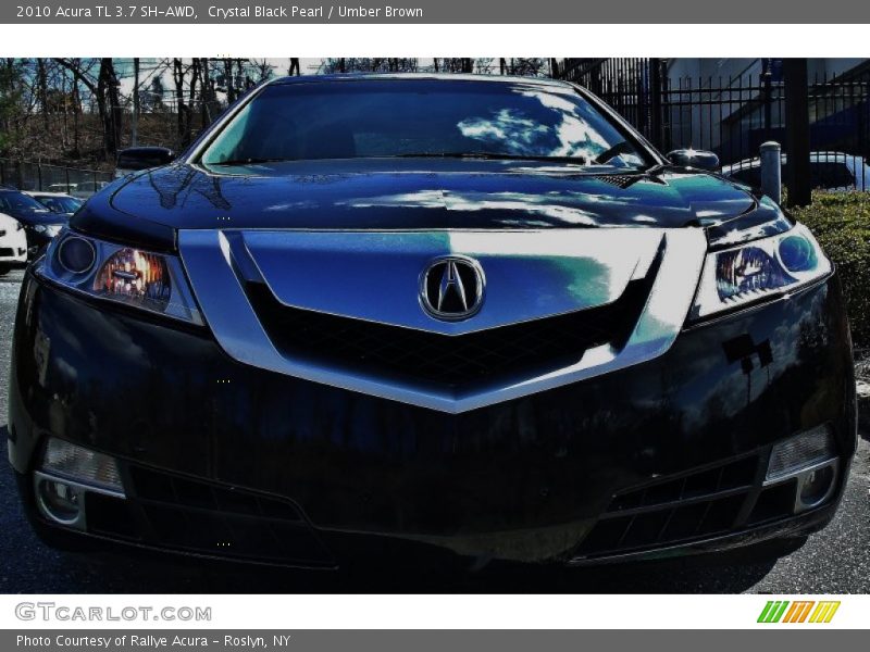 Crystal Black Pearl / Umber Brown 2010 Acura TL 3.7 SH-AWD