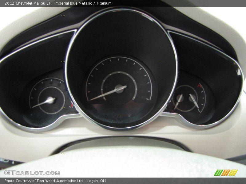 Imperial Blue Metallic / Titanium 2012 Chevrolet Malibu LT