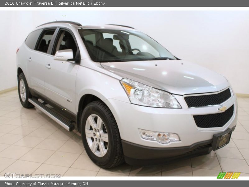 Silver Ice Metallic / Ebony 2010 Chevrolet Traverse LT