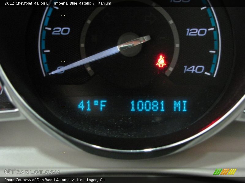 Imperial Blue Metallic / Titanium 2012 Chevrolet Malibu LT