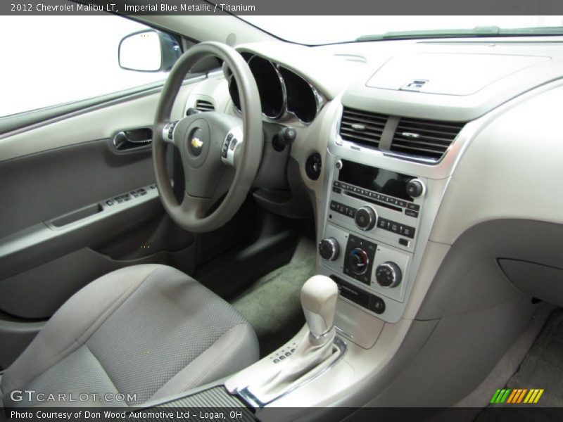 Imperial Blue Metallic / Titanium 2012 Chevrolet Malibu LT