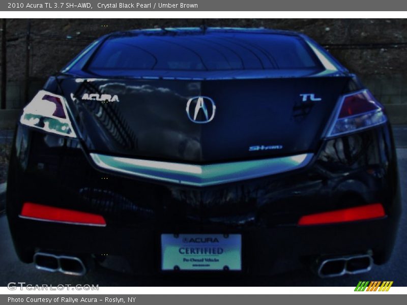 Crystal Black Pearl / Umber Brown 2010 Acura TL 3.7 SH-AWD