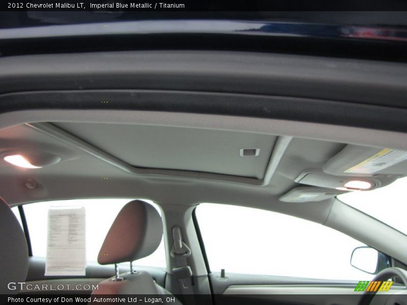 Imperial Blue Metallic / Titanium 2012 Chevrolet Malibu LT
