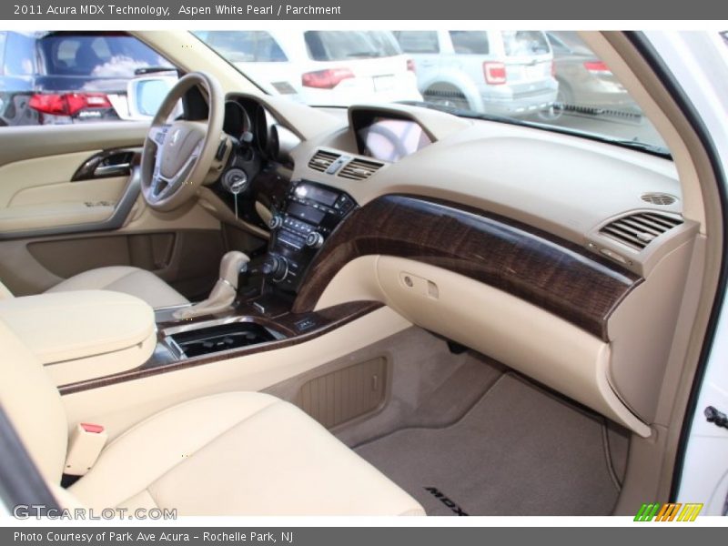 Aspen White Pearl / Parchment 2011 Acura MDX Technology