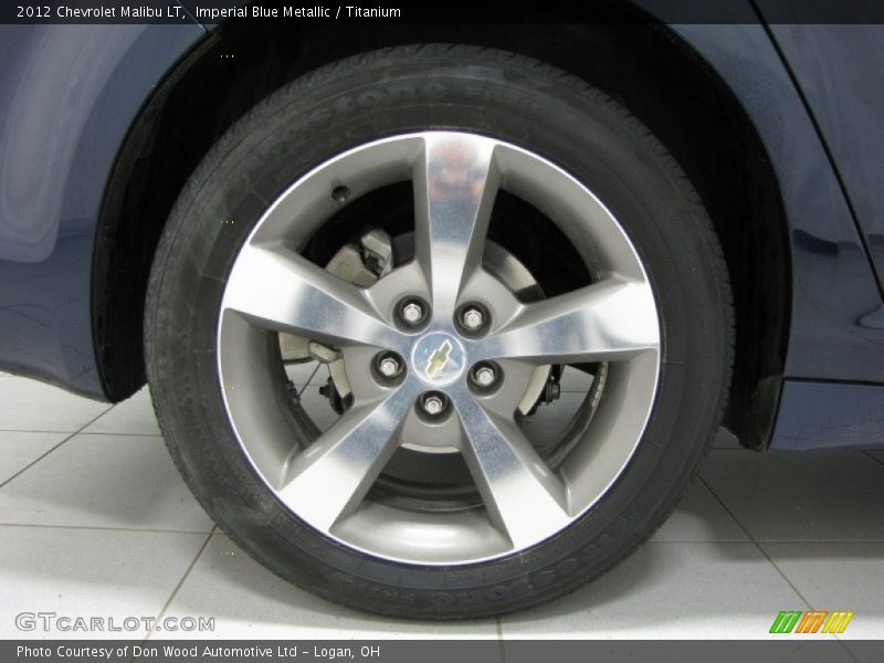 Imperial Blue Metallic / Titanium 2012 Chevrolet Malibu LT
