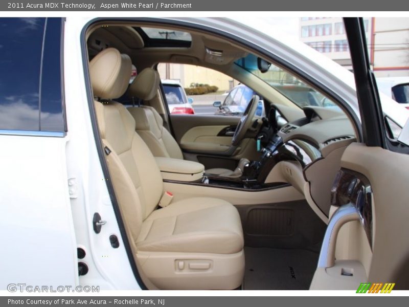 Aspen White Pearl / Parchment 2011 Acura MDX Technology