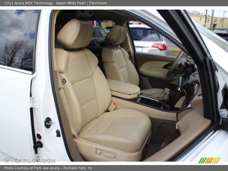 Aspen White Pearl / Parchment 2011 Acura MDX Technology