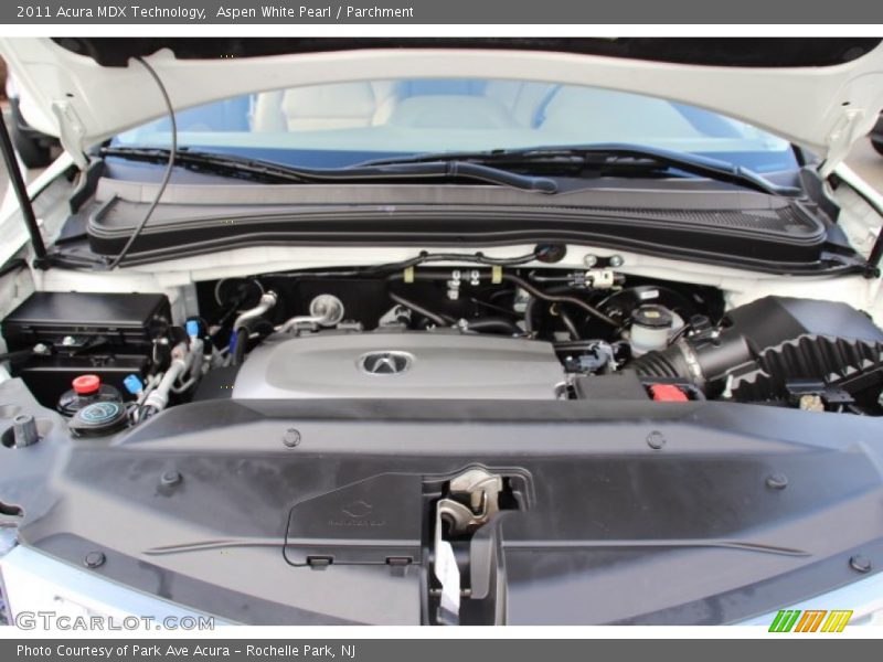 Aspen White Pearl / Parchment 2011 Acura MDX Technology