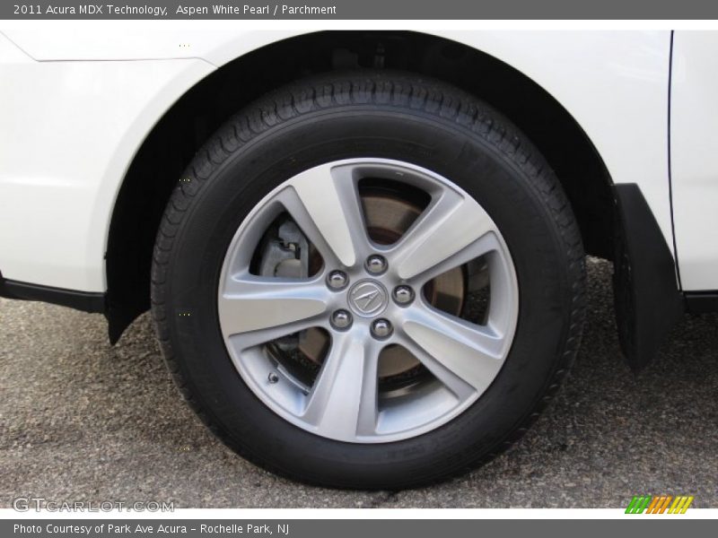 Aspen White Pearl / Parchment 2011 Acura MDX Technology