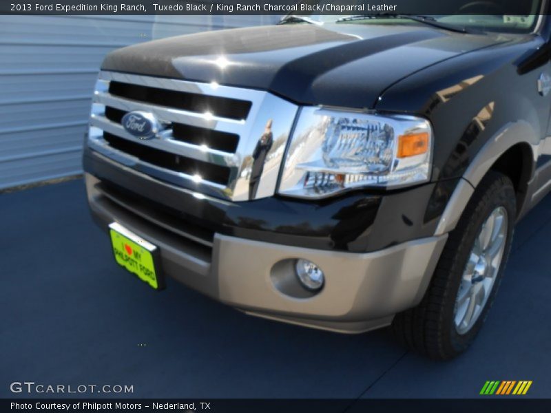 Tuxedo Black / King Ranch Charcoal Black/Chaparral Leather 2013 Ford Expedition King Ranch