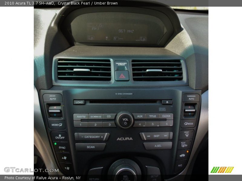 Crystal Black Pearl / Umber Brown 2010 Acura TL 3.7 SH-AWD