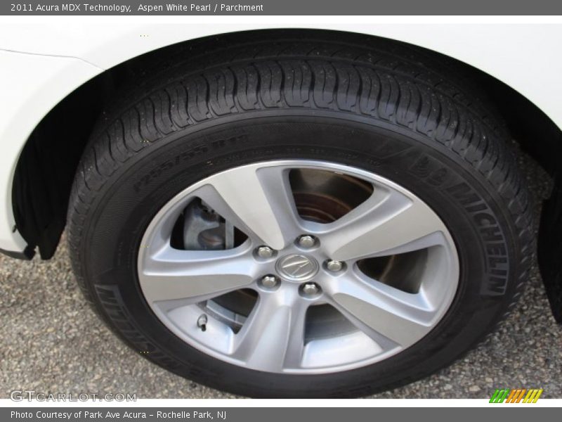 Aspen White Pearl / Parchment 2011 Acura MDX Technology