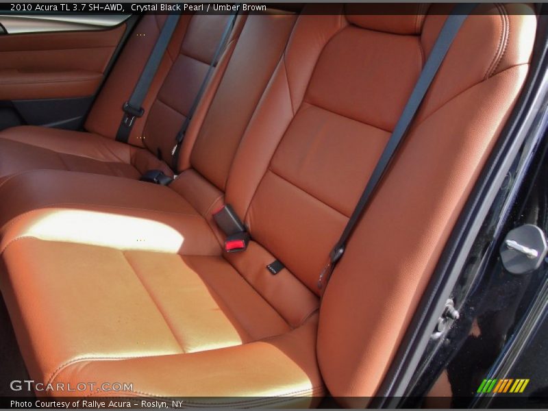 Crystal Black Pearl / Umber Brown 2010 Acura TL 3.7 SH-AWD