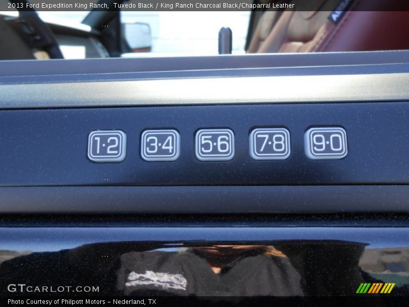 Tuxedo Black / King Ranch Charcoal Black/Chaparral Leather 2013 Ford Expedition King Ranch