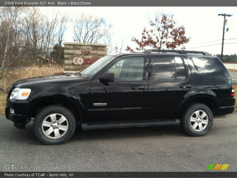 Black / Black/Stone 2008 Ford Explorer XLT 4x4