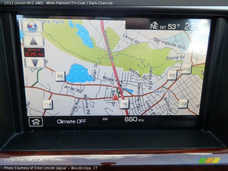Navigation of 2011 MKZ AWD