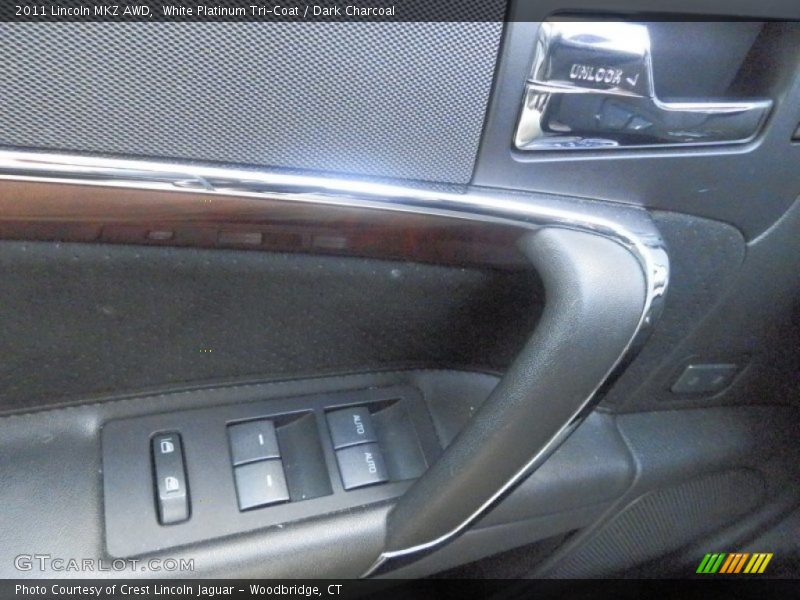 White Platinum Tri-Coat / Dark Charcoal 2011 Lincoln MKZ AWD