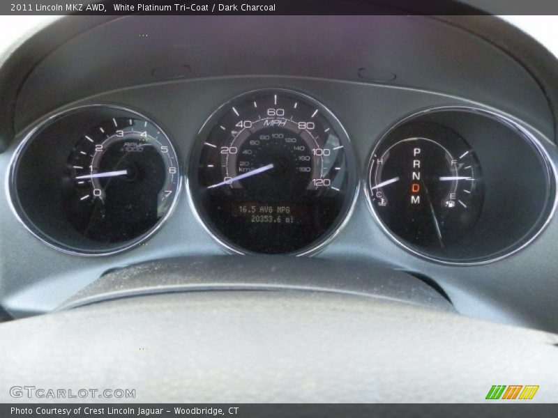  2011 MKZ AWD AWD Gauges