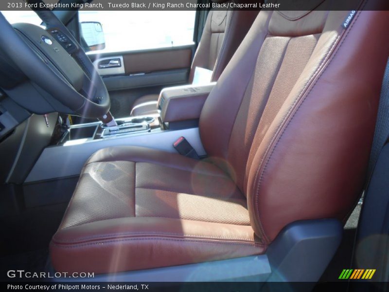 Tuxedo Black / King Ranch Charcoal Black/Chaparral Leather 2013 Ford Expedition King Ranch