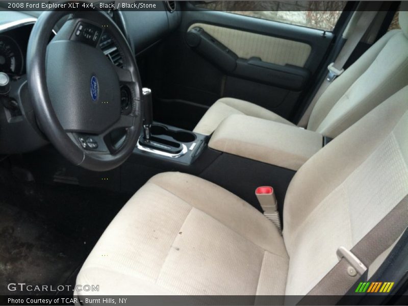 Black / Black/Stone 2008 Ford Explorer XLT 4x4