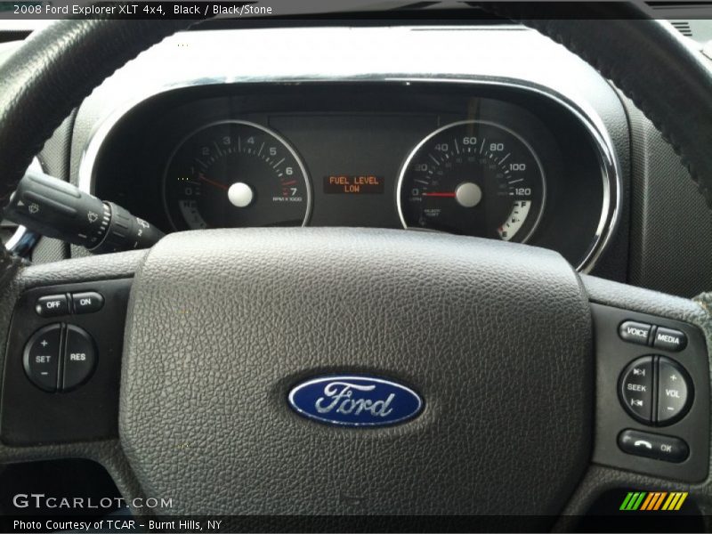 Black / Black/Stone 2008 Ford Explorer XLT 4x4
