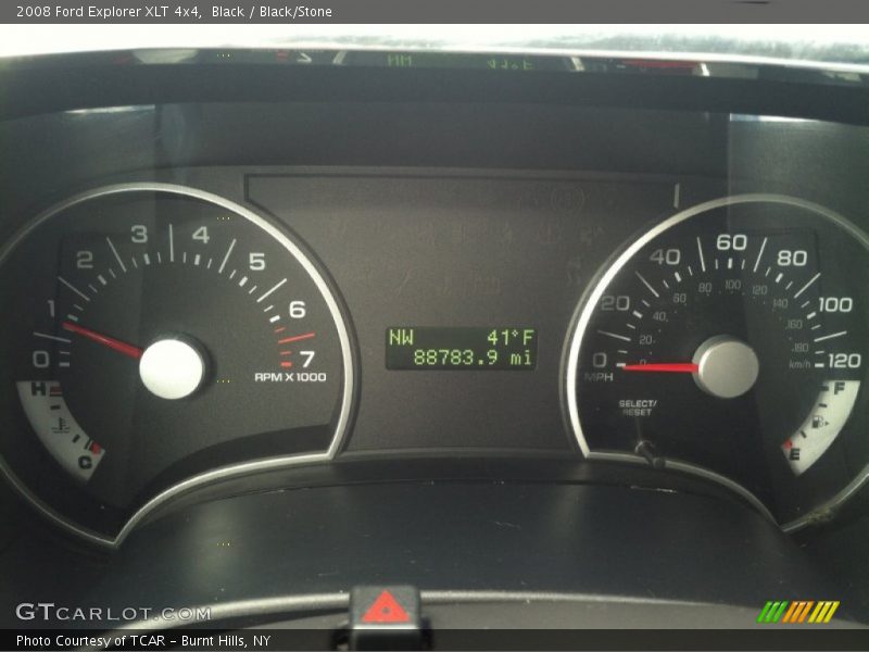 Black / Black/Stone 2008 Ford Explorer XLT 4x4