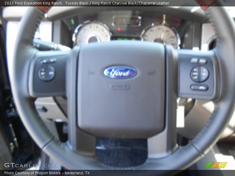 Tuxedo Black / King Ranch Charcoal Black/Chaparral Leather 2013 Ford Expedition King Ranch