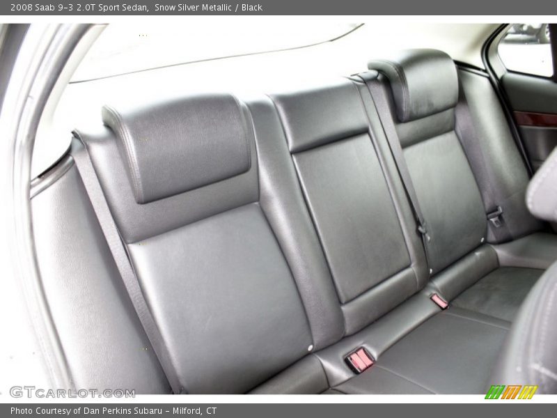 Rear Seat of 2008 9-3 2.0T Sport Sedan