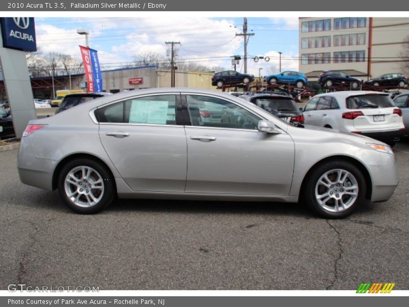 Palladium Silver Metallic / Ebony 2010 Acura TL 3.5