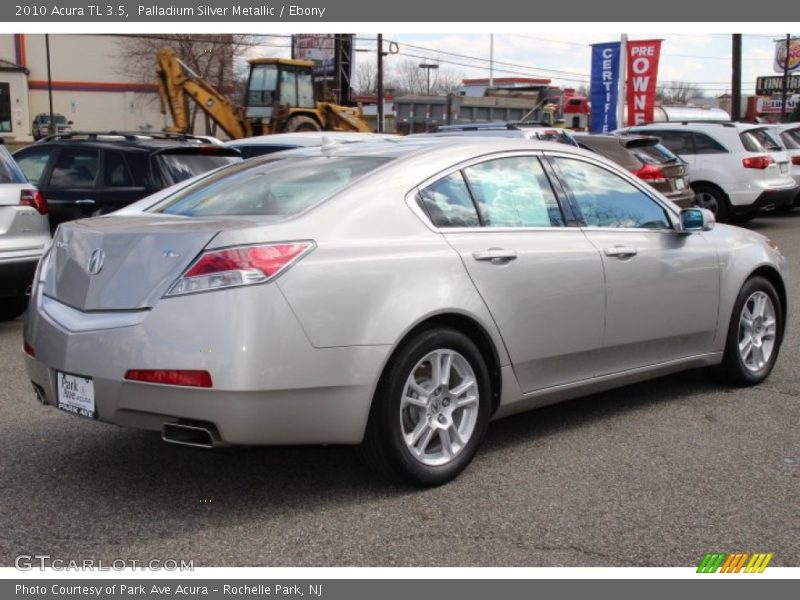 Palladium Silver Metallic / Ebony 2010 Acura TL 3.5