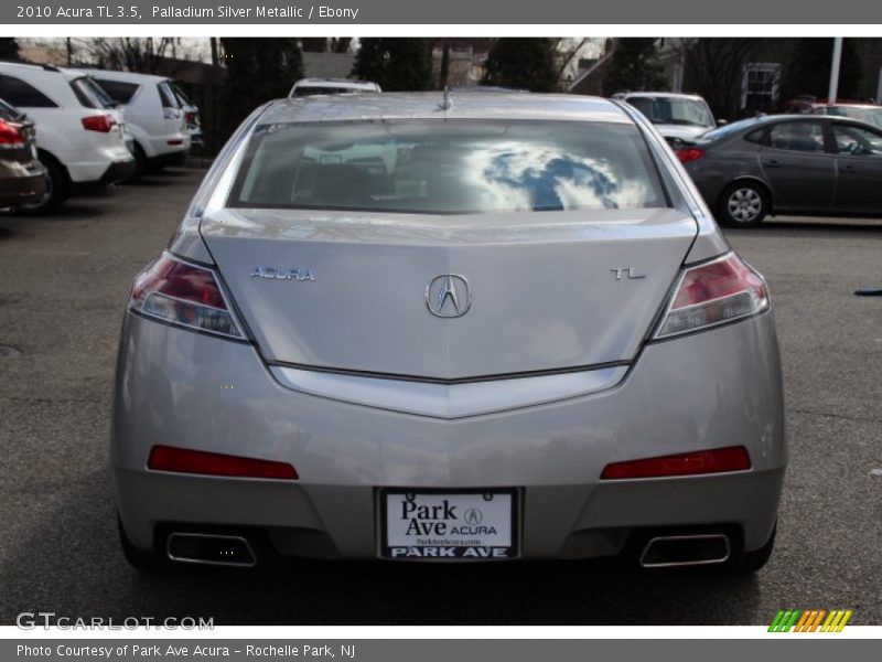 Palladium Silver Metallic / Ebony 2010 Acura TL 3.5