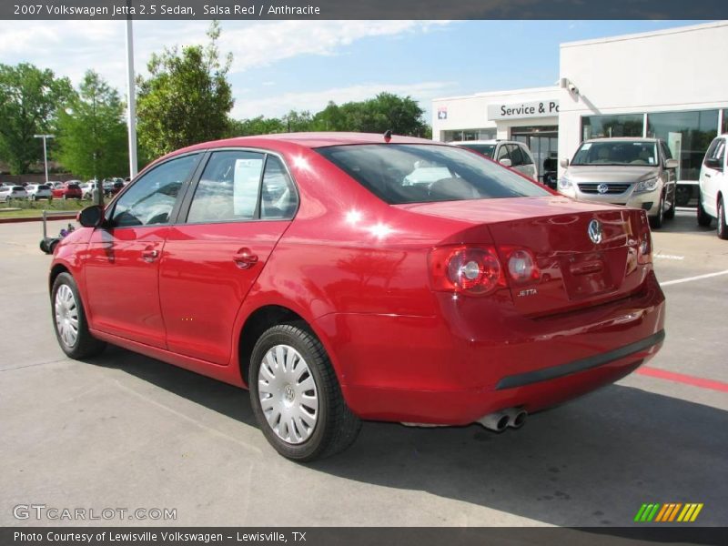 Salsa Red / Anthracite 2007 Volkswagen Jetta 2.5 Sedan