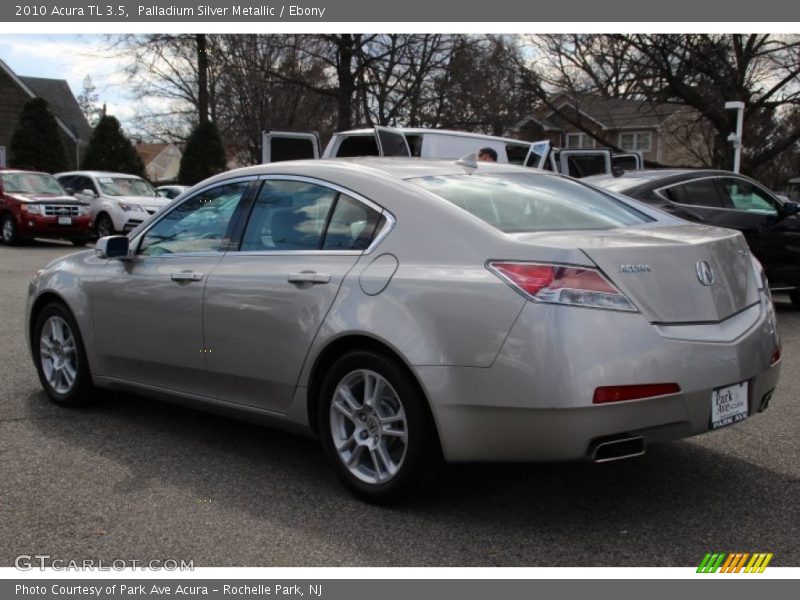 Palladium Silver Metallic / Ebony 2010 Acura TL 3.5
