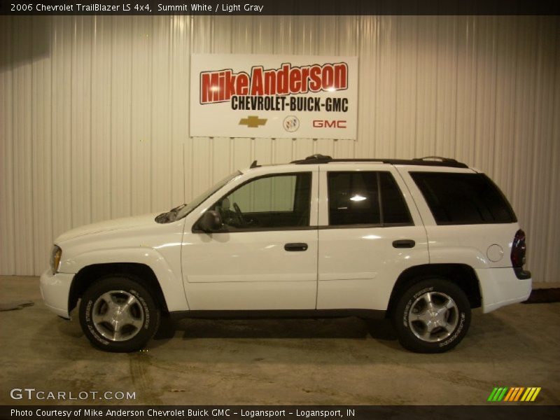 Summit White / Light Gray 2006 Chevrolet TrailBlazer LS 4x4