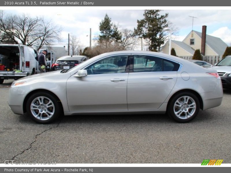 Palladium Silver Metallic / Ebony 2010 Acura TL 3.5