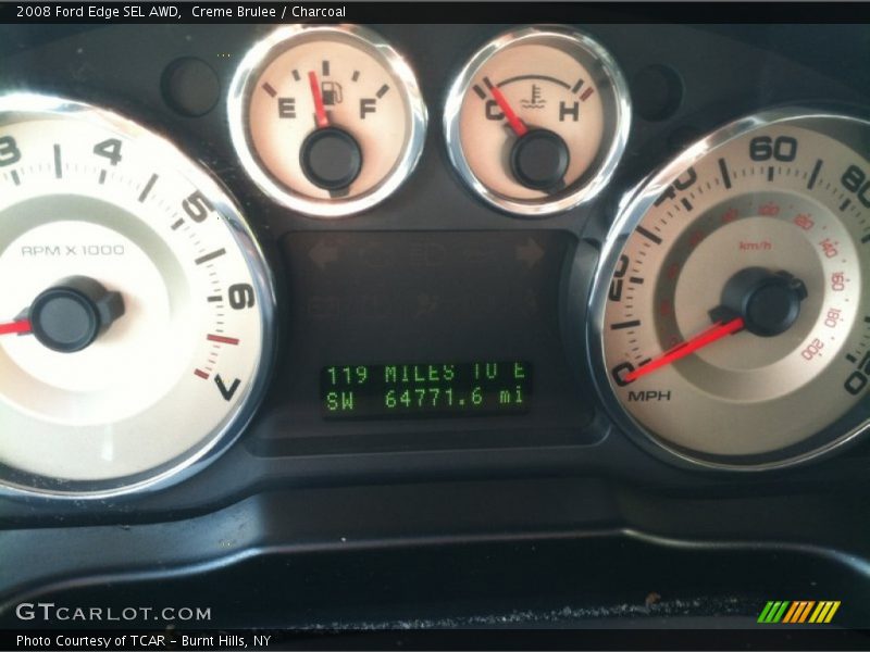 Creme Brulee / Charcoal 2008 Ford Edge SEL AWD