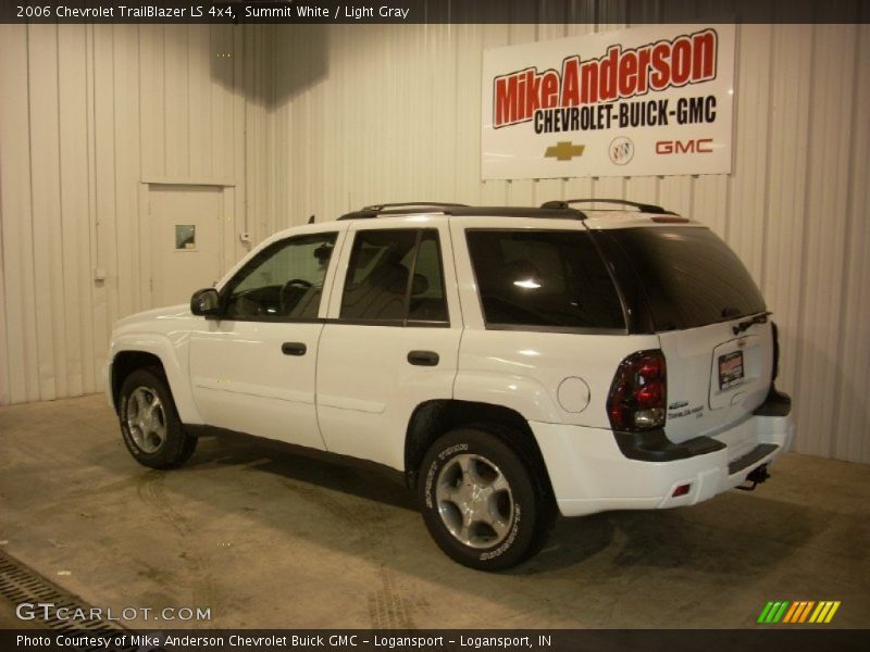 Summit White / Light Gray 2006 Chevrolet TrailBlazer LS 4x4