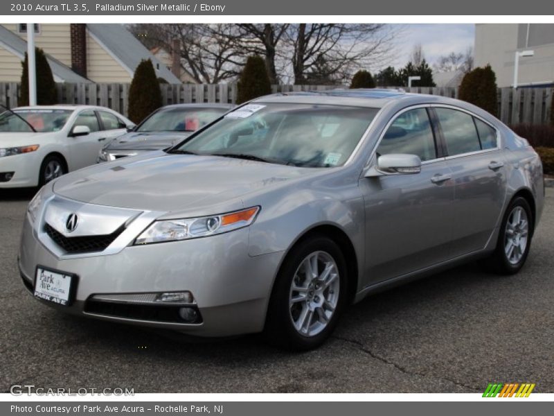 Palladium Silver Metallic / Ebony 2010 Acura TL 3.5