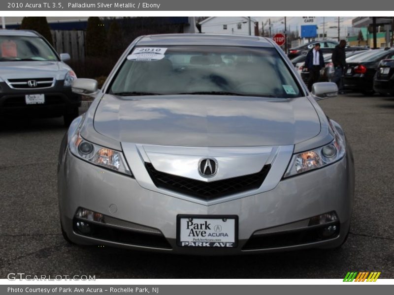 Palladium Silver Metallic / Ebony 2010 Acura TL 3.5