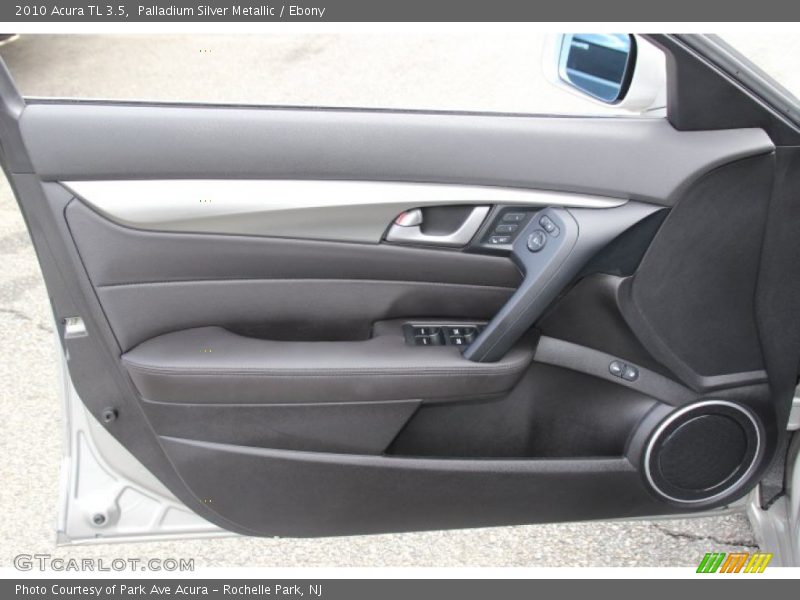 Palladium Silver Metallic / Ebony 2010 Acura TL 3.5
