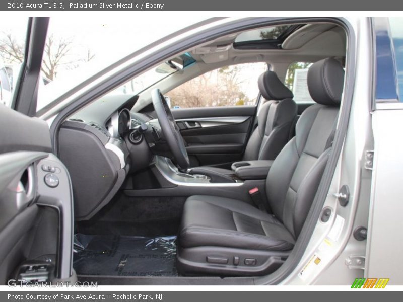 Palladium Silver Metallic / Ebony 2010 Acura TL 3.5