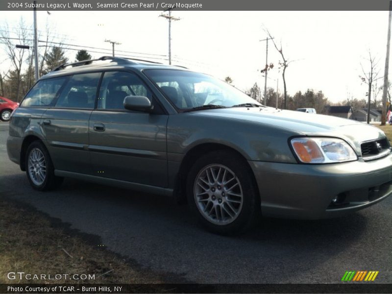 Seamist Green Pearl / Gray Moquette 2004 Subaru Legacy L Wagon