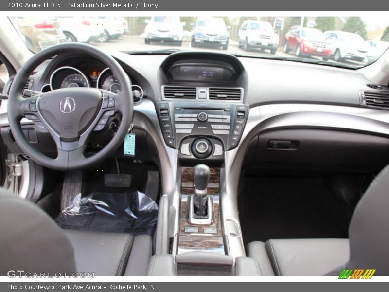 Palladium Silver Metallic / Ebony 2010 Acura TL 3.5