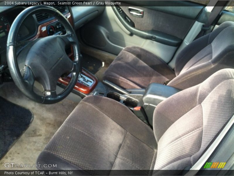 Seamist Green Pearl / Gray Moquette 2004 Subaru Legacy L Wagon